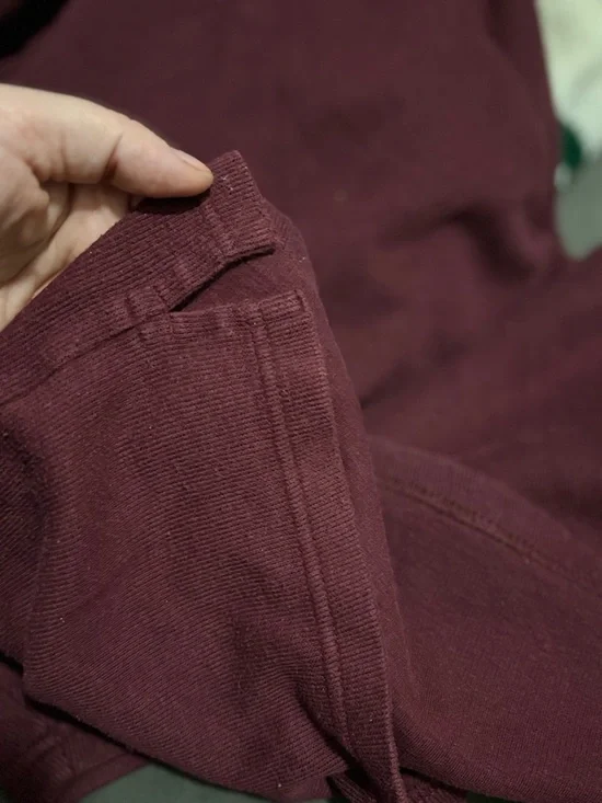 Joseph Abboud Men’s Burgundy Half-Zip Sweater - Picture 5 of 6